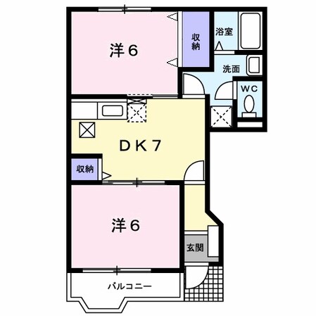 シャンゼリゼ弐番館の物件間取画像